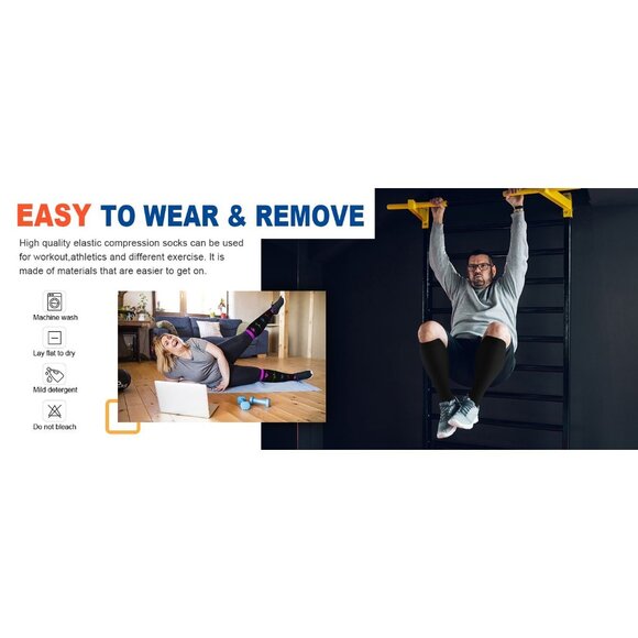 Diu Life Compression Socks for Women and Men 3 Pairs  Size L/XL - Picture 3 of 8